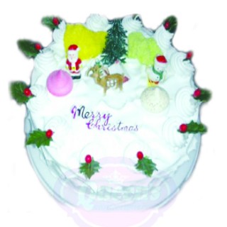X mas Black Forest Cake